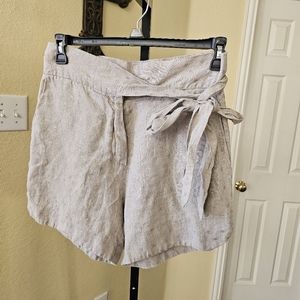 8PM Tie Cotton Shorts w/Dots Size M